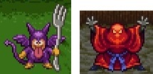 ドラゴンクエストV そして伝説へ... いのりのゆびわを落とすベビーサタンとデビルウィザード.jpg