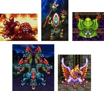 ドラゴンクエストV そして伝説へ... せかいじゅのはを落とすようがんまじん・ゾンビマスター・エビルマージ・ヒドラ・ほうおう.jpg